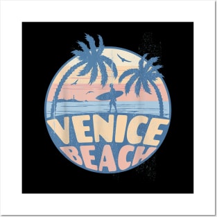 Venice Florida Beach Surf Summer Vacation Posters and Art